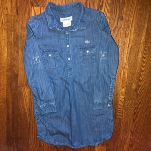 Lacoste denim dress...Size 6